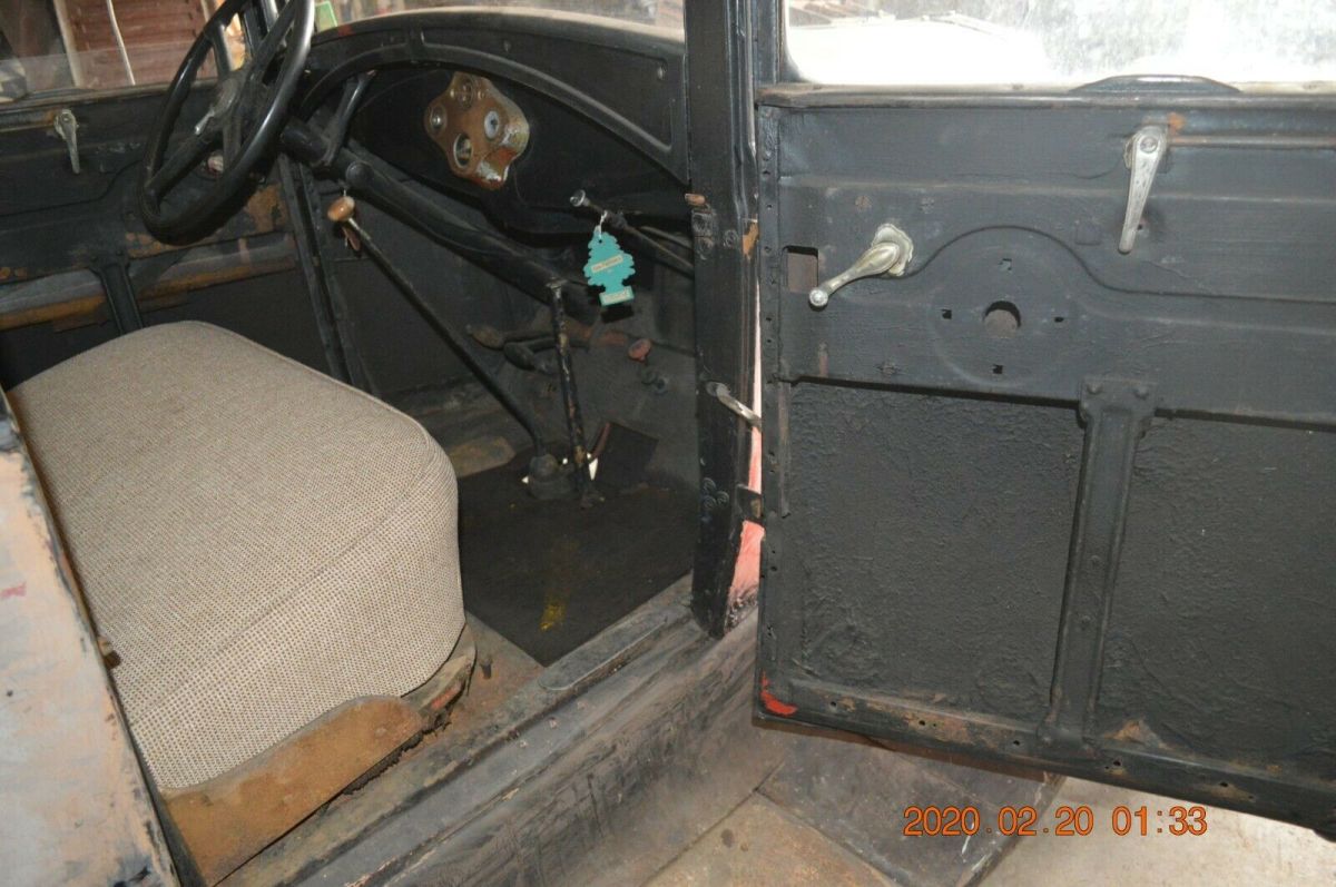 1931 Black Ford Model A Convertible