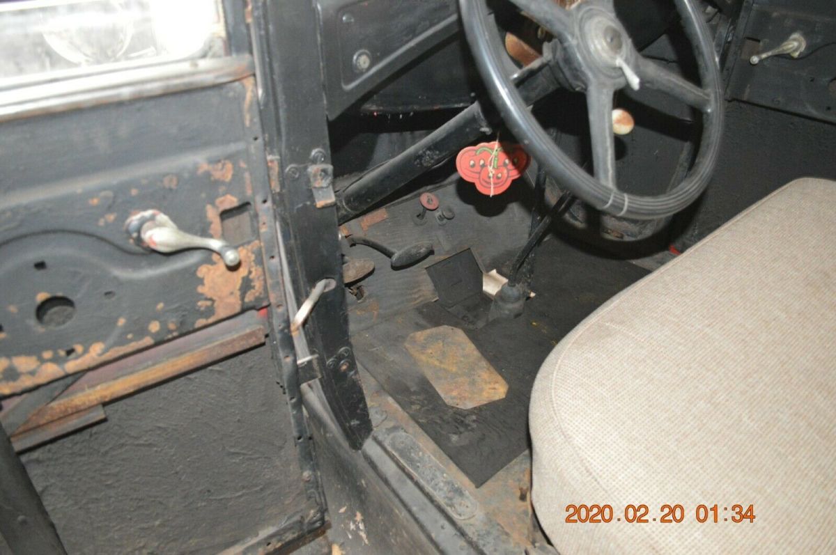 1931 Black Ford Model A Convertible