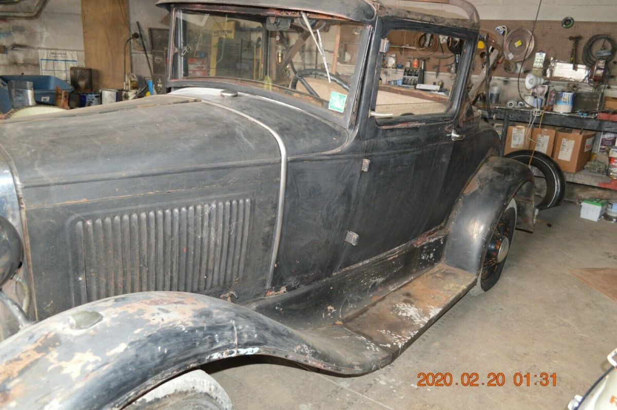 1931 Black Ford Model A Convertible