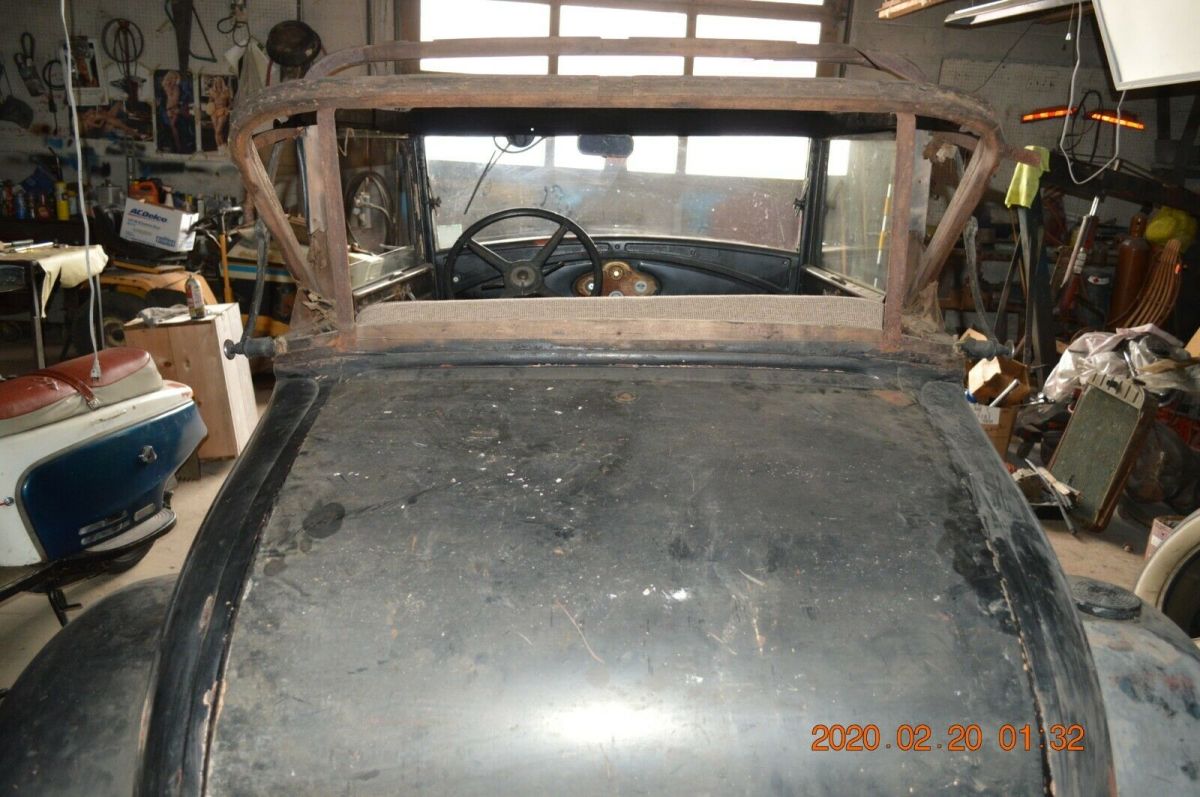 1931 Black Ford Model A Convertible