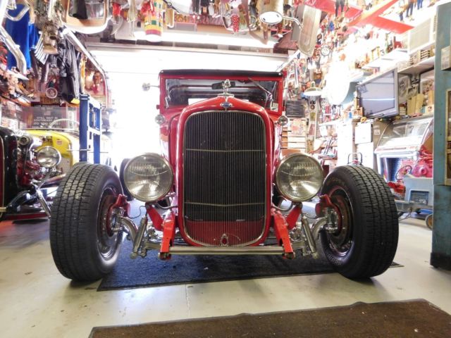1931 Red Ford Convertible Convertible