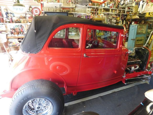 1931 Red Ford Convertible Convertible
