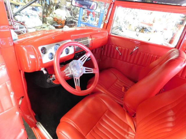 1931 Red Ford Convertible Convertible
