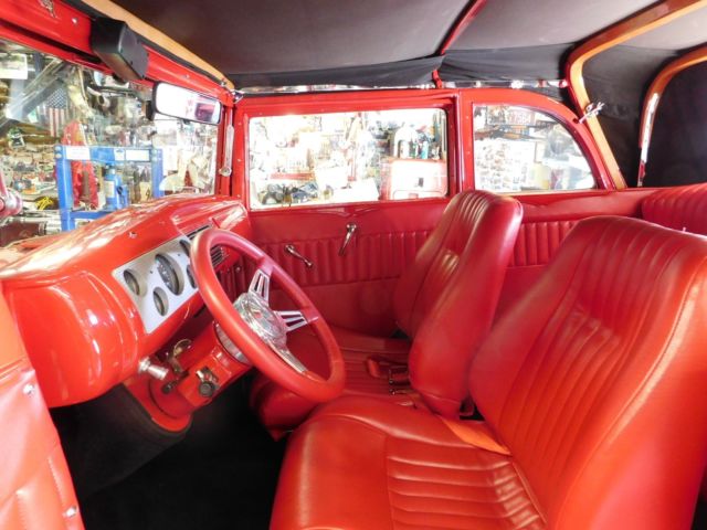 1931 Red Ford Convertible Convertible