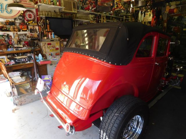 1931 Red Ford Convertible Convertible