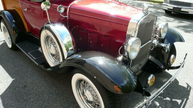 1931 Burgundy Ford Model A Pickup Truck