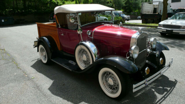 1931 Burgundy Ford Model A Pickup Truck