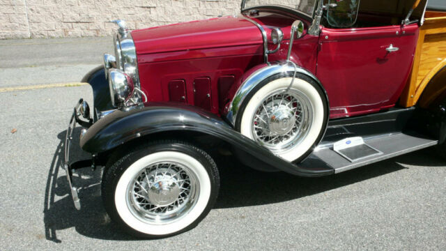 1931 Burgundy Ford Model A Pickup Truck
