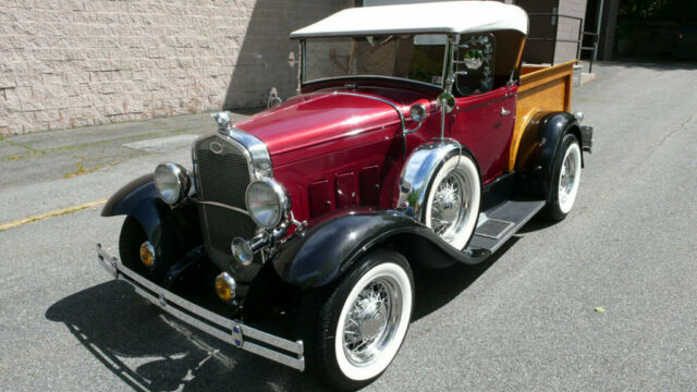 1931 Burgundy Ford Model A Pickup Truck
