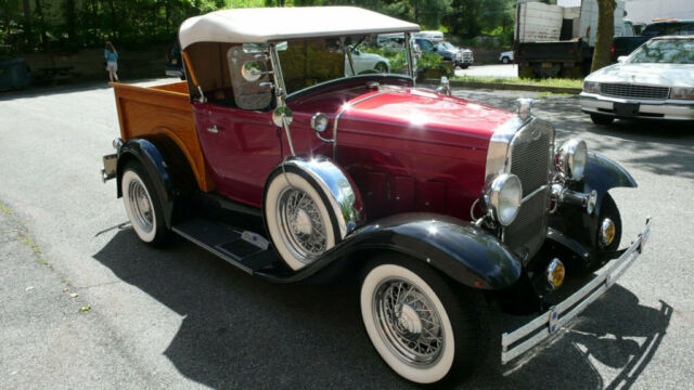 1931 Burgundy Ford Model A Pickup Truck