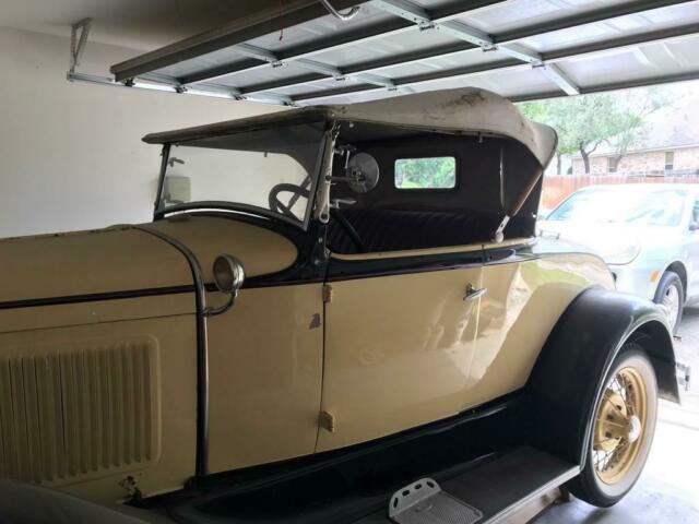 1931 Tan Ford Model A Convertible