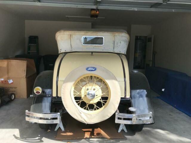 1931 Tan Ford Model A Convertible