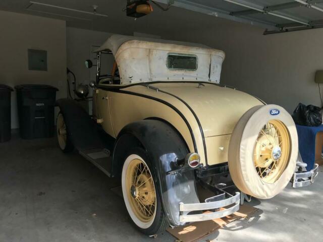 1931 Tan Ford Model A Convertible