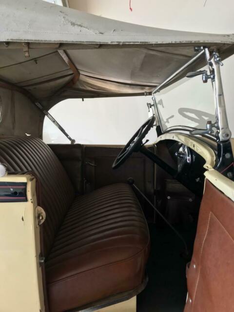 1931 Tan Ford Model A Convertible