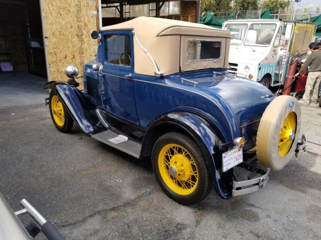 1931 Blue Ford Model A Coupe