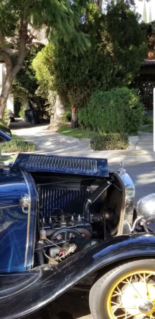1931 Blue Ford Model A Coupe