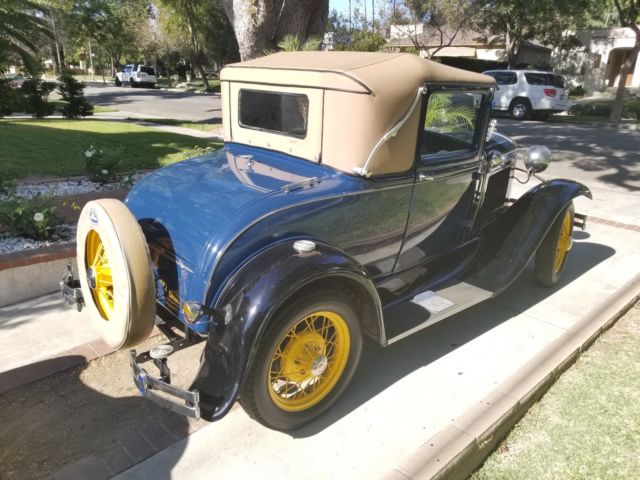 1931 Blue Ford Model A Coupe
