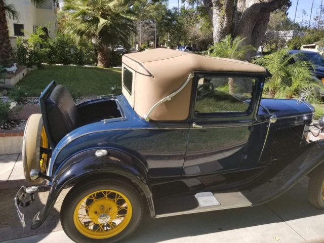1931 Blue Ford Model A Coupe