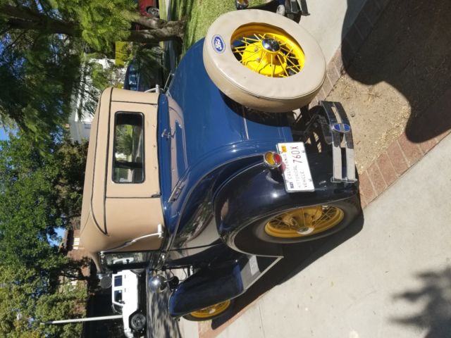 1931 Blue Ford Model A Coupe