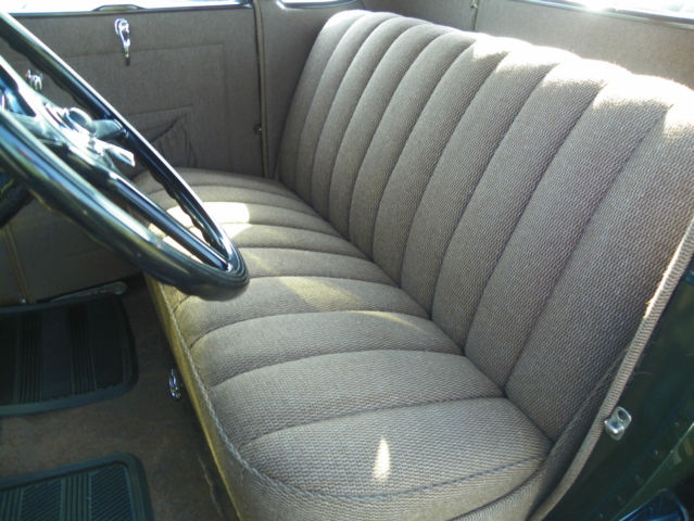 1931 Black & Green Ford Model A Coupe