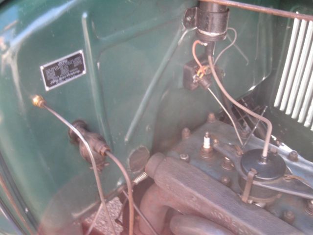 1931 Green/ black fenders Ford Model A Convertible