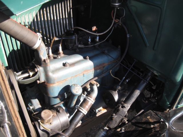 1931 Green/ black fenders Ford Model A Convertible