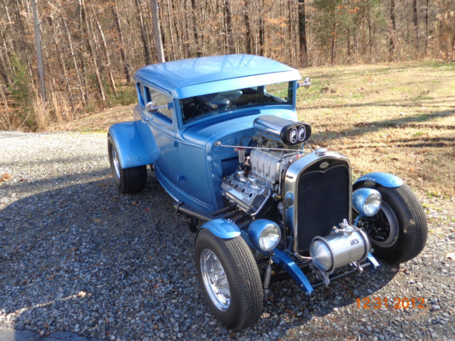 1931 Blue Ford Model A Coupe