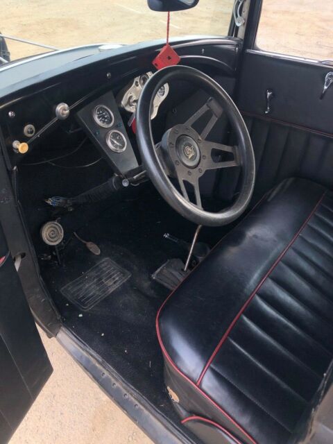 1931 Black Ford Model A Coupe