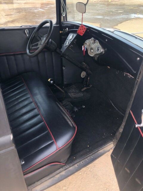 1931 Black Ford Model A Coupe