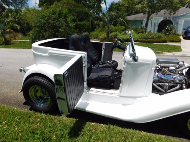 1931 White Ford Model A Roadster