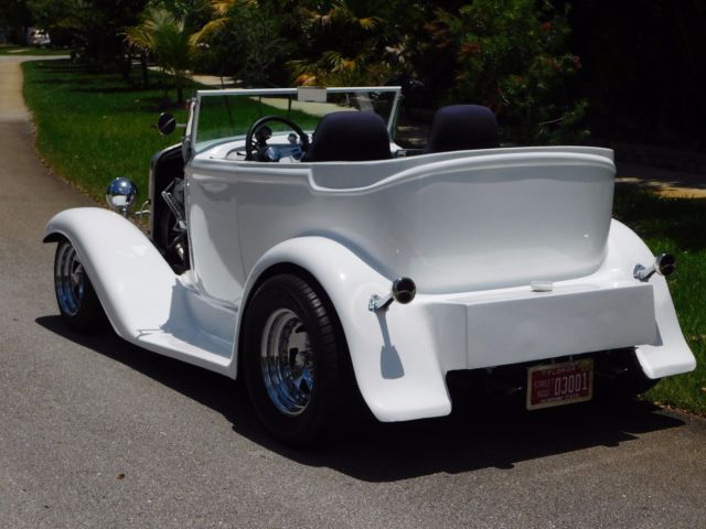 1931 White Ford Model A Roadster