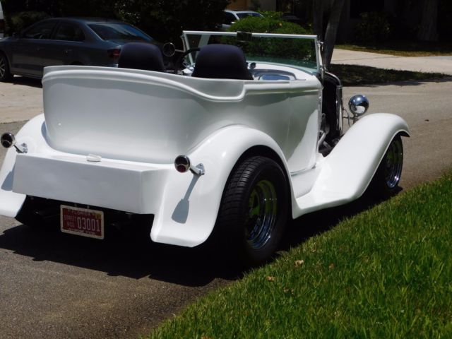 1931 White Ford Model A Roadster