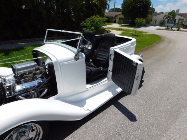 1931 White Ford Model A Roadster