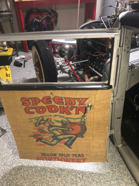 1931 Silver Ford Model A Tudor