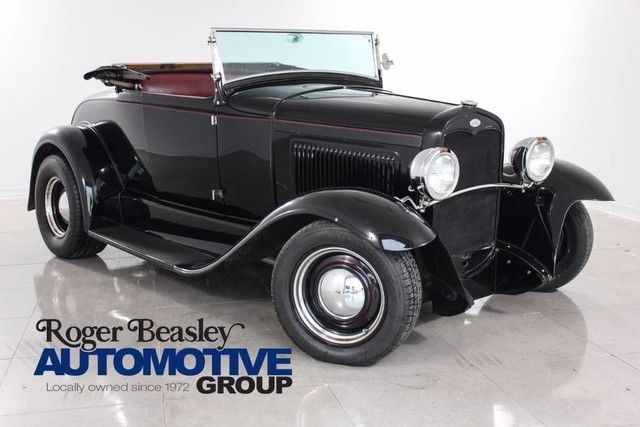 1931 Black Ford Model A Convertible