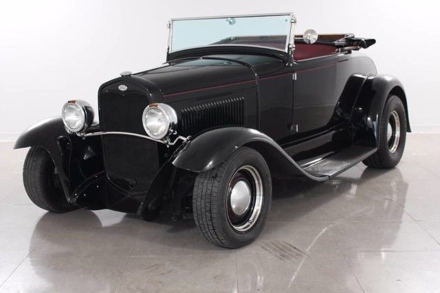 1931 Black Ford Model A Convertible