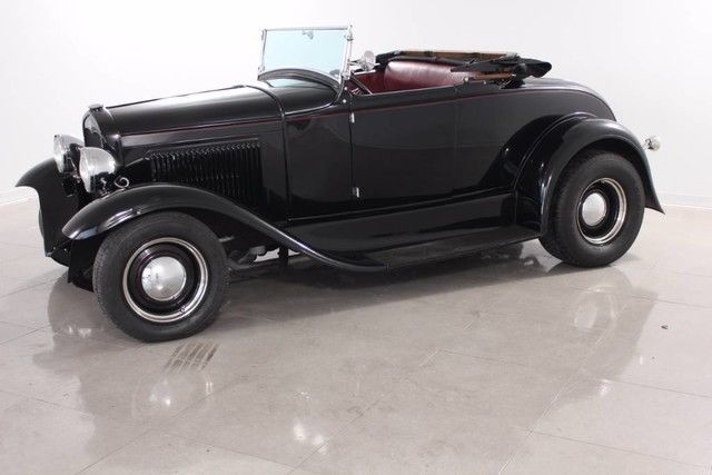 1931 Black Ford Model A Convertible