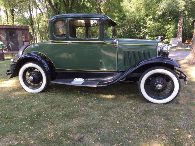 1931 Green Ford Model A Coupe