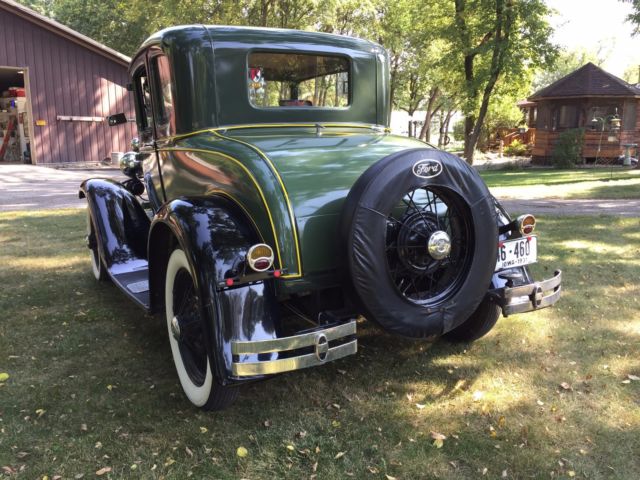 1931 Green Ford Model A Coupe