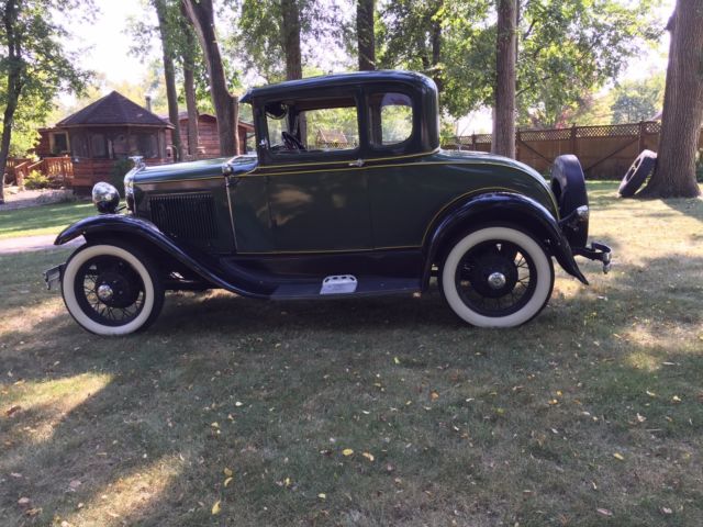 1931 Green Ford Model A Coupe