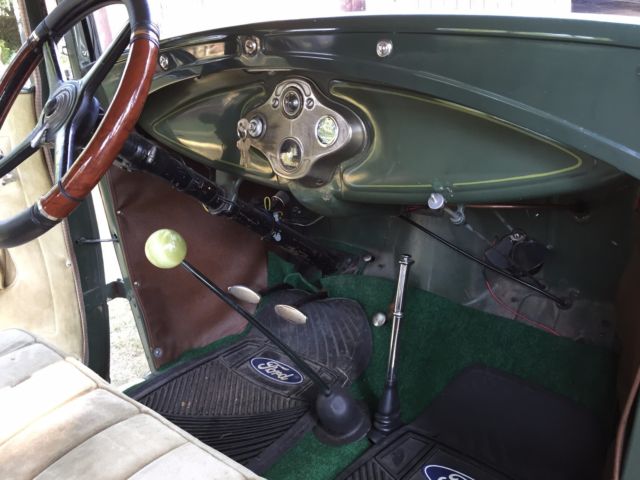 1931 Green Ford Model A Coupe