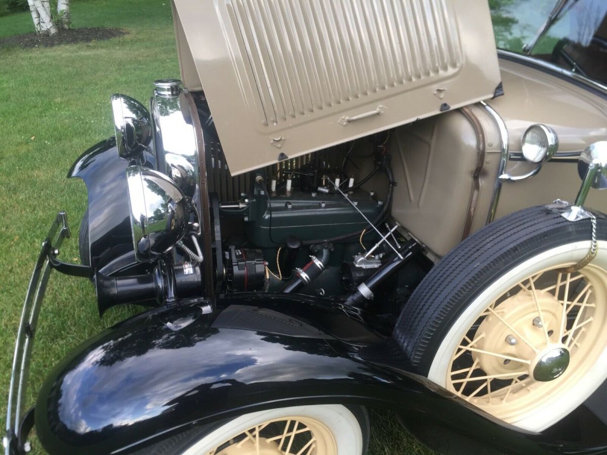 1931 Tan Ford Model A Convertible