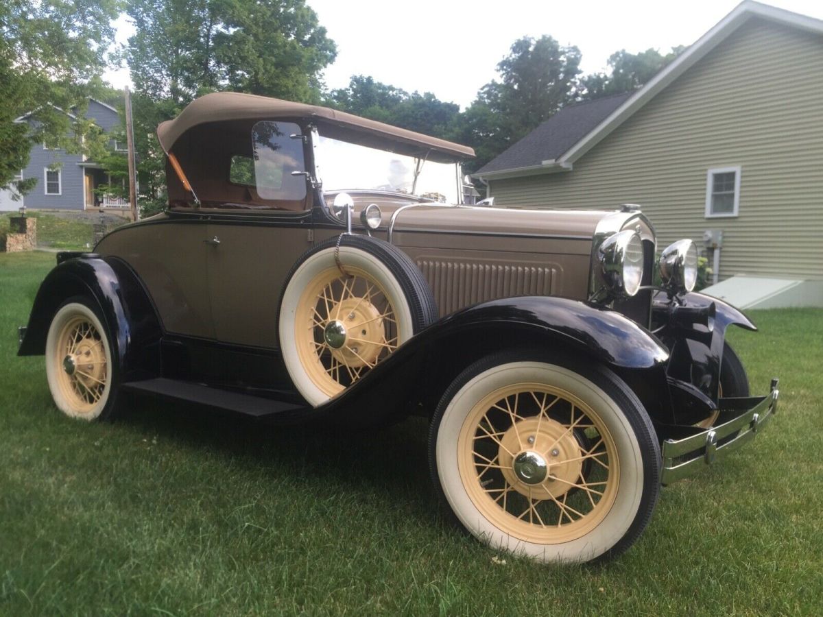 1931 Tan Ford Model A Convertible