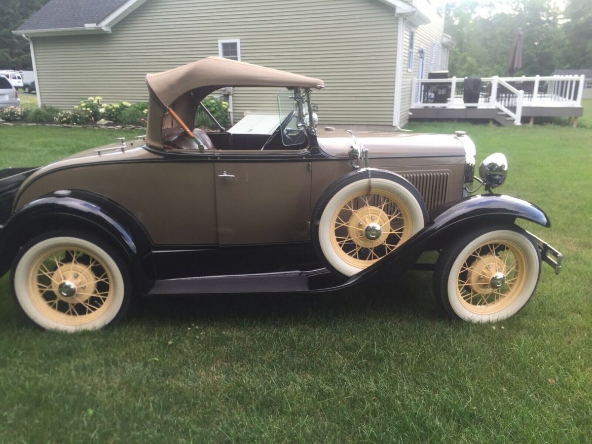1931 Tan Ford Model A Convertible