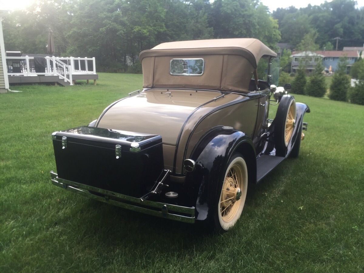 1931 Tan Ford Model A Convertible