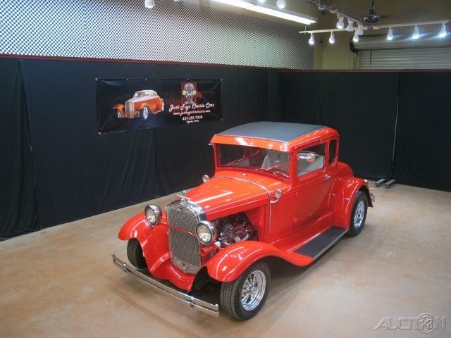 1931 Red Ford Model A Coupe