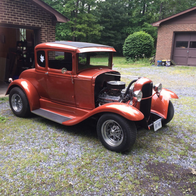 1931 Sunset Orange Ford Model A Coupe