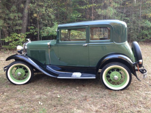 1931 Green Ford Model A Coupe