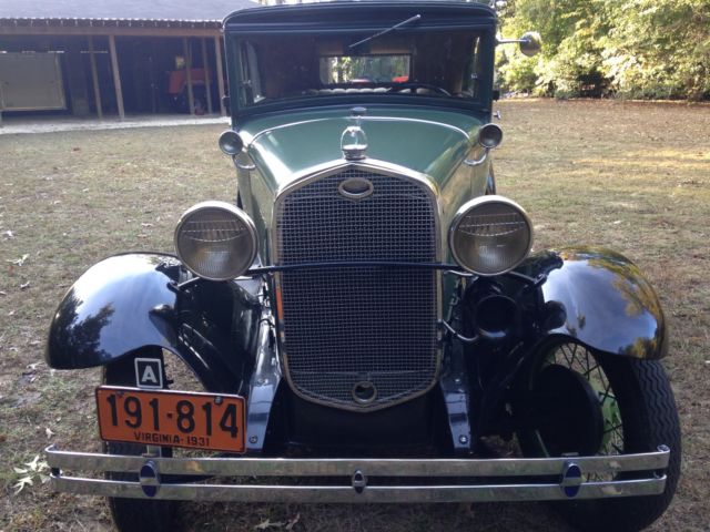 1931 Green Ford Model A Coupe