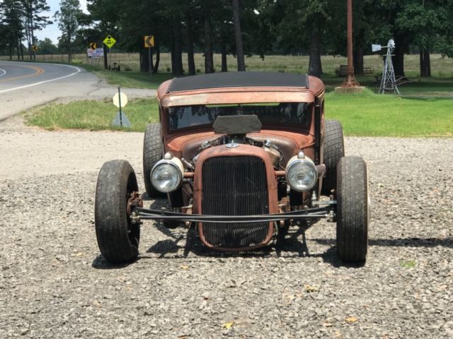 1931 Brown Ford Model A Ratrod Coupe